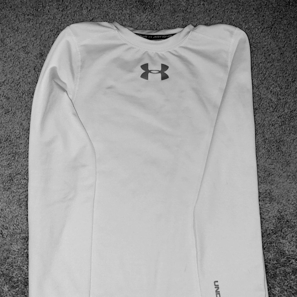 Boy's Under Amour shirt.